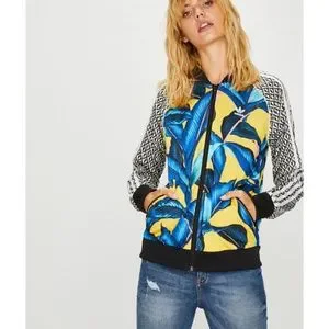 adidas Jackets Coats Nwot Adidas X Farm Rio Palm Plant Print